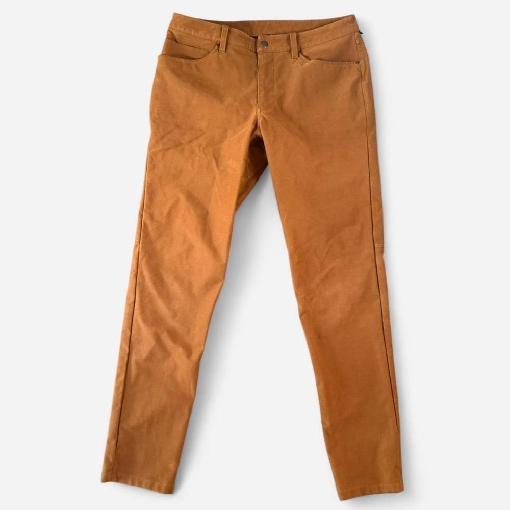 Lululemon Brown Utili-Tech 5 Pocket ABC Men's Pants Performance Size 34 (34x32)